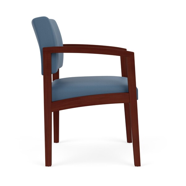 Lenox Wood Guest Chair Wood Frame, Mahogany, MD Titan Upholstery